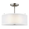 Generation Lighting. Two Light Semi-Flush Mount
