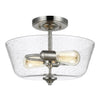 Generation Lighting. Two Light Semi-Flush Mount
