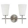 Generation Lighting. Two Light Wall / Bath