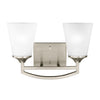 Generation Lighting. Two Light Wall / Bath