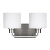 Generation Lighting. Two Light Wall / Bath