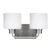 Generation Lighting. Two Light Wall / Bath