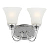 Generation Lighting. Two Light Wall / Bath