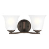 Generation Lighting. Two Light Wall / Bath