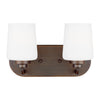 Generation Lighting. Two Light Wall / Bath