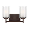 Generation Lighting. Two Light Wall / Bath