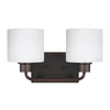 Generation Lighting. Two Light Wall / Bath