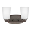 Generation Lighting. Two Light Wall / Bath