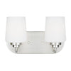 Generation Lighting. Two Light Wall / Bath