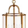 Gentry LED Foyer Pendant in Heirloom Brass