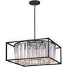 Giada LED Chandelier in Black