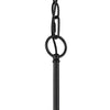 Glenda One Light Mini Pendant in Flat Black