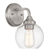 Glenda One Light Wall Sconce in Brushed Polished Nickel