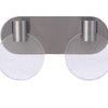 Glisten LED Vanity in Brushed Polished Nickel