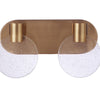 Glisten LED Vanity in Satin Brass