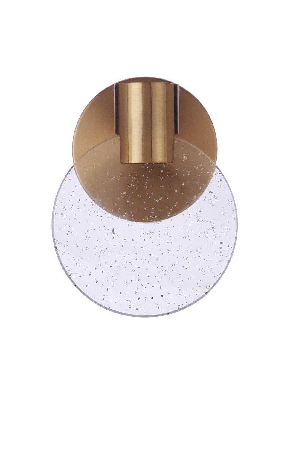 Glisten LED Wall Sconce in Satin Brass