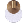 Glisten LED Wall Sconce in Satin Brass