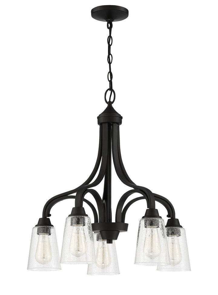 Grace Five Light Chandelier in Espresso