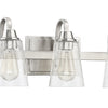 Grace Five Light Vanity in Brushed Polished Nickel