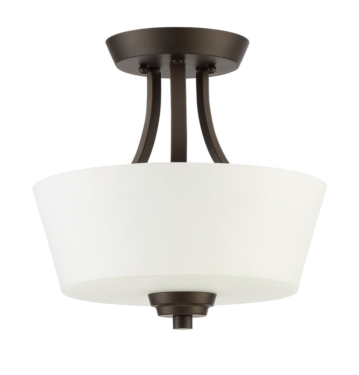 Grace Two Light Convertible Semi Flush in Espresso