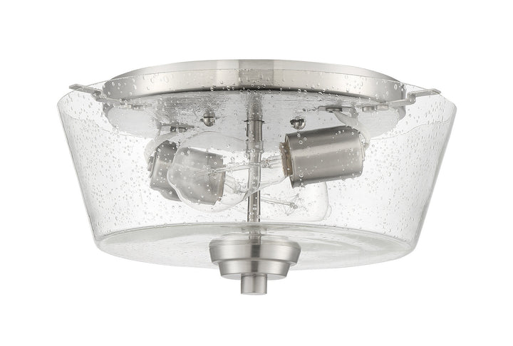 Grace Two Light Flushmount in Brushed Polished Nickel