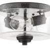 Grace Two Light Flushmount in Espresso