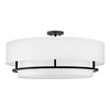 Graham LED Semi-Flush Mount in Black