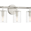 Hailie Five Light Vanity in Satin Nickel
