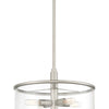 Hailie Four Light Pendant in Satin Nickel