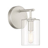 Hailie One Light Wall Sconce in Satin Nickel
