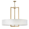 Hampton LED Chandelier in Brushed Bronze