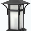 Harbor LED Pier Mount in Satin Black