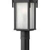 Harbor LED Post Top/ Pier Mount in Satin Black