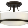 Harper LED Semi-Flush Mount in Oil Rubbed Bronze