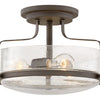 Harper LED Semi-Flush Mount in Oil Rubbed Bronze