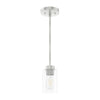 Hartland One Light Mini Pendant in Brushed Nickel