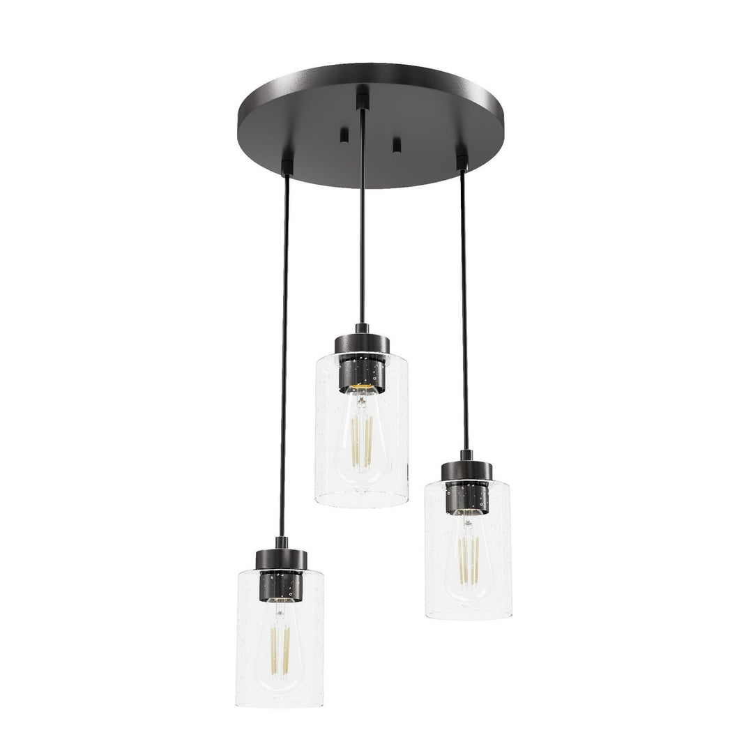 Hartland Three Light Cluster in Noble Bronze