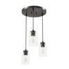 Hartland Three Light Cluster in Noble Bronze