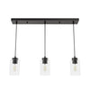 Hartland Three Light Linear Cluster in Noble Bronze