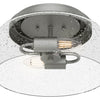Hartland Two Light Flush Mount in Matte Silver