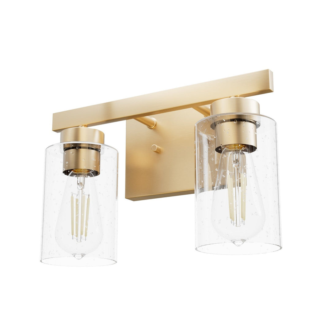 Hartland Two Light Vanity in Alturas Gold