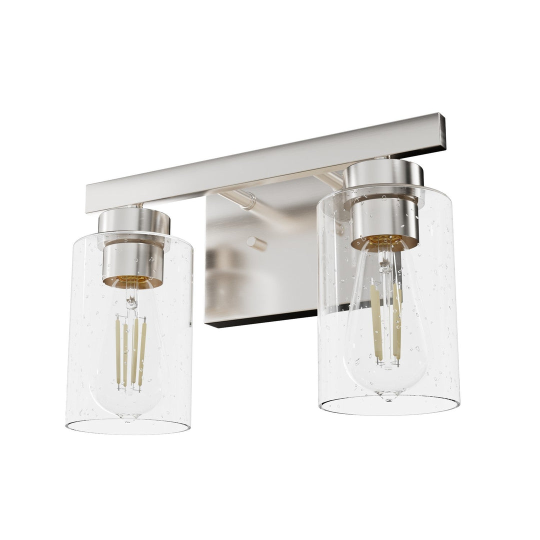 Hartland Two Light Vanity in Brushed Nickel