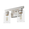 Hartland Two Light Vanity in Brushed Nickel