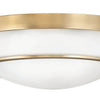 Hathaway LED Foyer Pendant in Heritage Brass