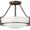 Hathaway LED Semi-Flush Mount in Olde Bronze