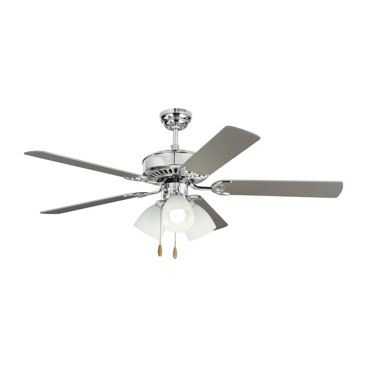 Haven 52 LED 3 52" Ceiling Fan in Chrome