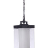 Hayner One Light Outdoor Pendant in Midnight