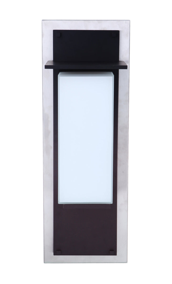 Heights LED Outdoor Lantern in Stainless Steel/Midnight