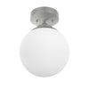 Hepburn One Light Flush Mount in Brushed Nickel