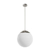Hepburn Three Light Pendant in Brushed Nickel